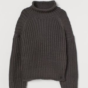 H&M Ribbed Turtleneck Sweater